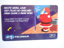 BRAZIL USED CARDS  CHRISTMAS NEW YEAR SANTA CLAUS - Christmas