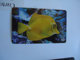 BRAZIL USED CARDS FISH FISHES MARINE LIFE - Poissons