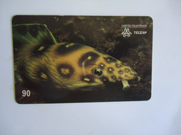 BRAZIL USED CARDS FISH FISHES MARINE LIFE - Pesci