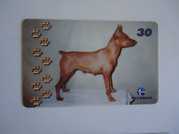 BRAZIL USED CARDS ANIMALS DOG DOGS - Chiens