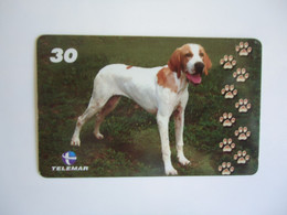 BRAZIL USED CARDS ANIMALS DOG DOGS - Chiens