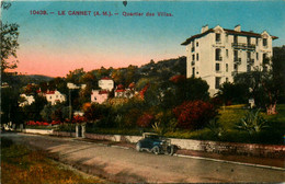 Le Cannet * Route Et Le Quartier Des Villas * Automobile Voiture Ancienne - Le Cannet