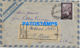 164396 ARGENTINA BUENOS AIRES COVER CANCEL YEAR 1954 GRAL JUAN VACAREZZA CIRCULATED TO ITALY NO POSTCARD - Otros & Sin Clasificación