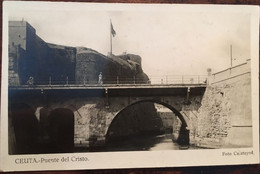 Cp, CEUTA PUENTE DEL CRISTO, Foto Calatayud, Non écrite, ESPAGNE - Ceuta