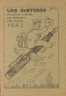 1943. Felicitación De Los Carteros De 1943, Con Instrucciones Y Tarifas En El Interior. MAGNIFICA Y RARA. - Other & Unclassified