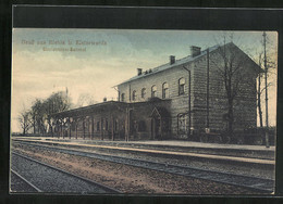 AK Biehla B. Elsterwerda, Oberlausitzer Bahnhof - Elsterwerda