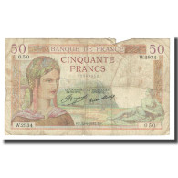 France, 50 Francs, Cérès, 1935, P. Rousseau And R. Favre-Gilly, 1935-09-12 - 50 F 1934-1940 ''Cérès''