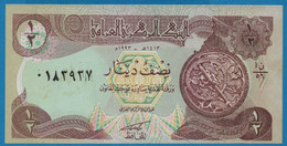 IRAQ 1/2 DINAR 1993 P# 78  	  Gulf War Emergency Issue - Irak