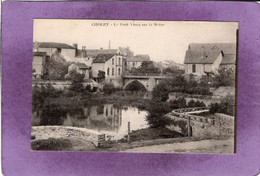 Delcampe - 49 CHOLET Le Pont Vieux Sur La Moine - Cholet