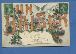 Delcampe - Un Baiser De Commercy Carte Postale Ancienne Imprimerie Réunies Nancy De  Commercy à Pont St Maxence - Commercy