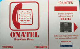 BURKINA FASO  - Phonecard  -  ONATEL  - 10  Unités - Burkina Faso