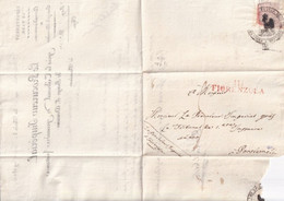 1812 - DEPARTEMENT CONQUIS : 111 LE TARO - LETTRE PROCUREUR IMPERIAL De FIORENZOLA (MARQUE RARE SIGNEE !) - 1792-1815: Dipartimenti Conquistati