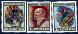 HUNGARY 1967 October Revolution MNH / **.  Michel 2365-67 - Nuevos