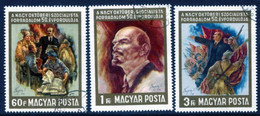 HUNGARY 1967 October Revolution Used.  Michel 2365-67 - Used Stamps