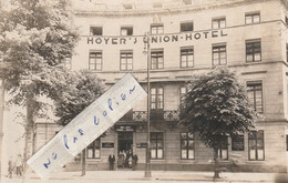 AACHEN - Carl HOYER 'S UNION HOTEL , Banofsplatz 1   ( Carte Photo ) - Aachen