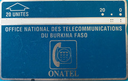 BURKINA FASO  - Phonecard  - L&G -  ONATEL  - 20  Unités - Burkina Faso