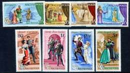 HUNGARY 1967 Scenes From Operas MNH / **.  Michel 2355-62 - Neufs