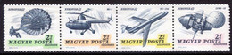 HUNGARY 1967 AEROFILA '67 Exhibition II MNH / **.  Michel 2351-54 - Nuevos