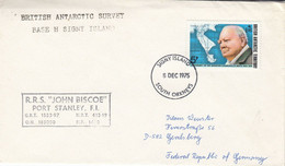 British Antarctic Territory (BAT) 1975 Signy Island South Orkneys Ca Signy 8 DE 1975 (53038) Ca John Biscoe - Covers & Documents