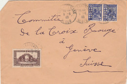 Algérie Lettre De ORLEANSVILLE Alger 1940 Pour Comité Croix Rouge Genève Suisse - Lettres & Documents