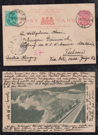 New South Wales Australia 1905 Picture Postcard SYDNEY To FIUME Austria Italy Zig Zag Railway - Lettres & Documents