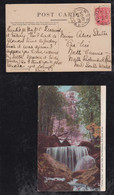 New South Wales Australia 1905 Picture Postcard KYOGLE Local Use Weeping Rock - Brieven En Documenten