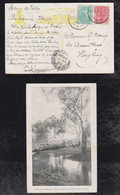 New South Wales Australia 1909 Picture Postcard SYDNEY To HONG KONG China - Lettres & Documents