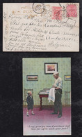 New South Wales Australia 1910 Picture Postcard BALMAIN To ANVERS Belgium Postage Due - Covers & Documents