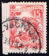 JUGOSLAVIA - LEFT  IMPERF  15din With Line - INDUSTRY - 1951 - RARE - Imperforates, Proofs & Errors