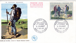 ✅ " BONJOUR MONSIEUR COURBET De COURBET "  Sur Enveloppe 1er Jour. N° YT 1363. Parfait état. FDC - 1960-1969