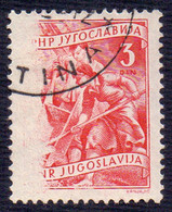 JUGOSLAVIA - PARTIAL PRINT - INDUSTRY - 1950 - Non Dentellati, Prove E Varietà