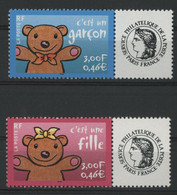 TP Personnalisés N° 3431a + 3432a HELIO Avec Vignette "Cérès" Neufs ** (MNH). TB - Ungebraucht