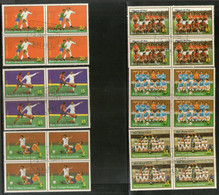 Equatorial Guinea 1977 World Cup Football Sport Players 6v BLK/4 Cancelled # 12599b - Oblitérés