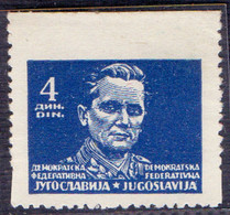 JUGOSLAVIA  - TITO  ABOVE  IMPERF. - **MNH - 1945 - EXTRA RARE - Geschnittene, Druckproben Und Abarten