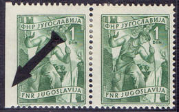JUGOSLAVIA  - INDUSTRY RIGHT  IMPERF.  - **MNH - 1950 - EXTRA RARE - Sin Dentar, Pruebas De Impresión Y Variedades
