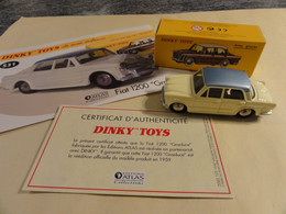 DINKY ATLAS 531 FIAT 1200 (certificat + Fiche) - Dinky