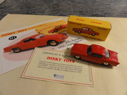 DINKY ATLAS 24 J Alfa Romeo 1900 (certificat + Fiche) - Dinky