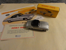 DINKY ATLAS 526 MERCEDES 190 SL (certificat + Fiche) - Dinky