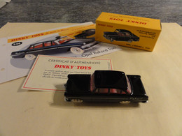 DINKY ATLAS 546 OPEL Rekord Taxi (certificat + Fiche) - Dinky