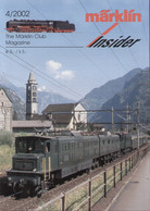 Catalogue MÄRKLIN Insider 2002/4 Club Magazine English Edition - English