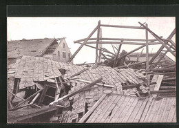 AK Chemnitz, Fritschings-Gut-Chemnitz-Furth Nach Einem Unwetter 1916 - Inondations