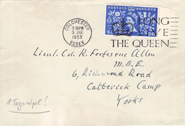 GREAT BRITAIN - FDC 4d CORONATION JNE 3, 1953 *** QG70 - 1952-1971 Em. Prédécimales