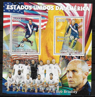 GUINEE  BISSAU   Feuillet  N° 3402/03 * *  ( Cote 22e ) USA Cup 2010  Soccer  Fussball  Football Bradley - 2010 – South Africa