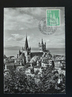 Carte Maximum Card Cathédrale De Lausanne Suisse 1975 - Cartas Máxima