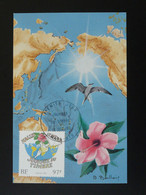 Carte Maximum Card Journée Du Timbre Wallis Et Futuna 1990 - Cartoline Maximum