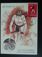 Carte Locale Cyclisme Cycling Tour De France St-Mihiel 55 Meuse 1992 (timbre Avec Surtaxe) - Ciclismo
