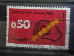 VEND BEAU TIMBRE DE FRANCE N° 1720 , MACULAGE A DROITE !!! - Used Stamps