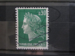 VEND BEAU TIMBRE DE FRANCE N° 1611 , MACULAGE EN BAS !!! - Used Stamps