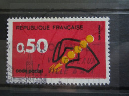 VEND BEAU TIMBRE DE FRANCE N° 1720 , MACULAGE EN BAS !!! - Used Stamps