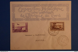 L11 ALGERIE BELLE LETTRE ASSEZ RARE 1930 ALGER + AFFRANCHISSEMENT PLAISANT - Cartas & Documentos